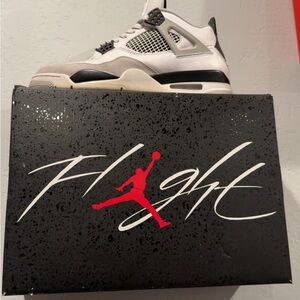 Jordan Athletic Shoes in White, Black, and Gray